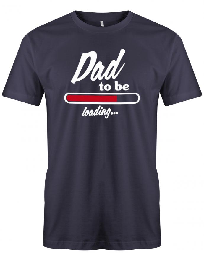 Dad-to-be-Loading-Herren-Shirt-Navy