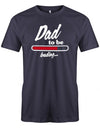 Dad-to-be-Loading-Herren-Shirt-Navy