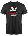 Dad-to-be-Loading-Herren-Shirt-Schwarz