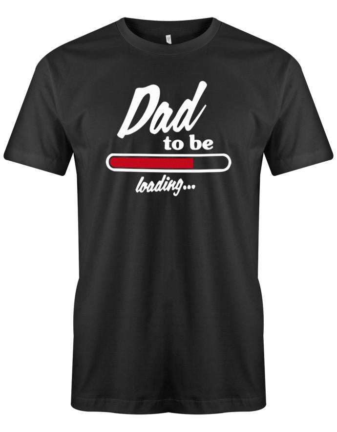 Dad-to-be-Loading-Herren-Shirt-Schwarz