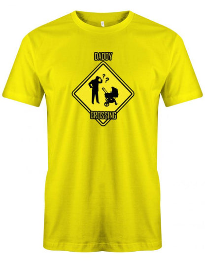 Daddy-Crossing-Herren-T-Shirt-Gelb