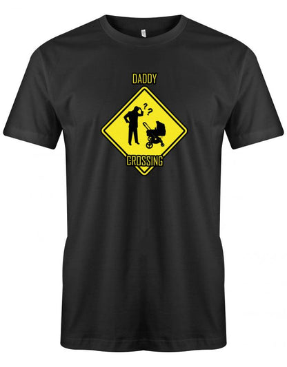 Daddy-Crossing-Herren-T-Shirt-Schwarz