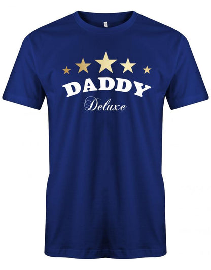 Daddy-Deluxe-5-Sterne-herren-Shirt-fun shirts für Väter royalblau
