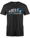 Daddy-Evolution-Papa-Herren-Shirt-Schwarz