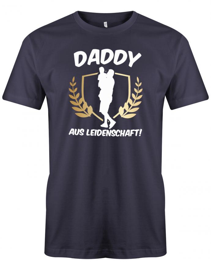 Daddy-aus-Leidenschaft-Herren-T-Shirt-Navy