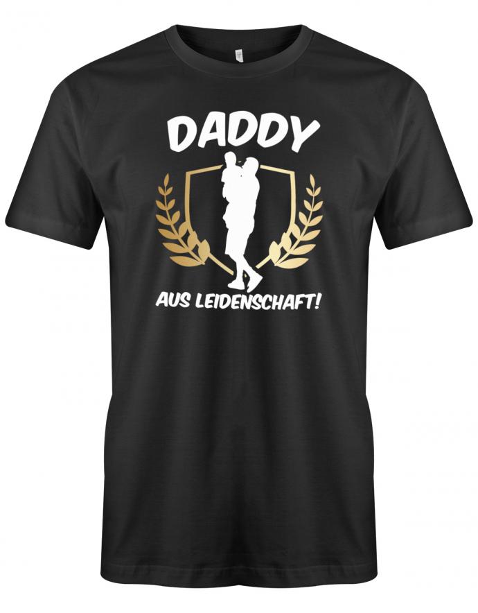 Daddy-aus-Leidenschaft-Herren-T-Shirt-Schwarz