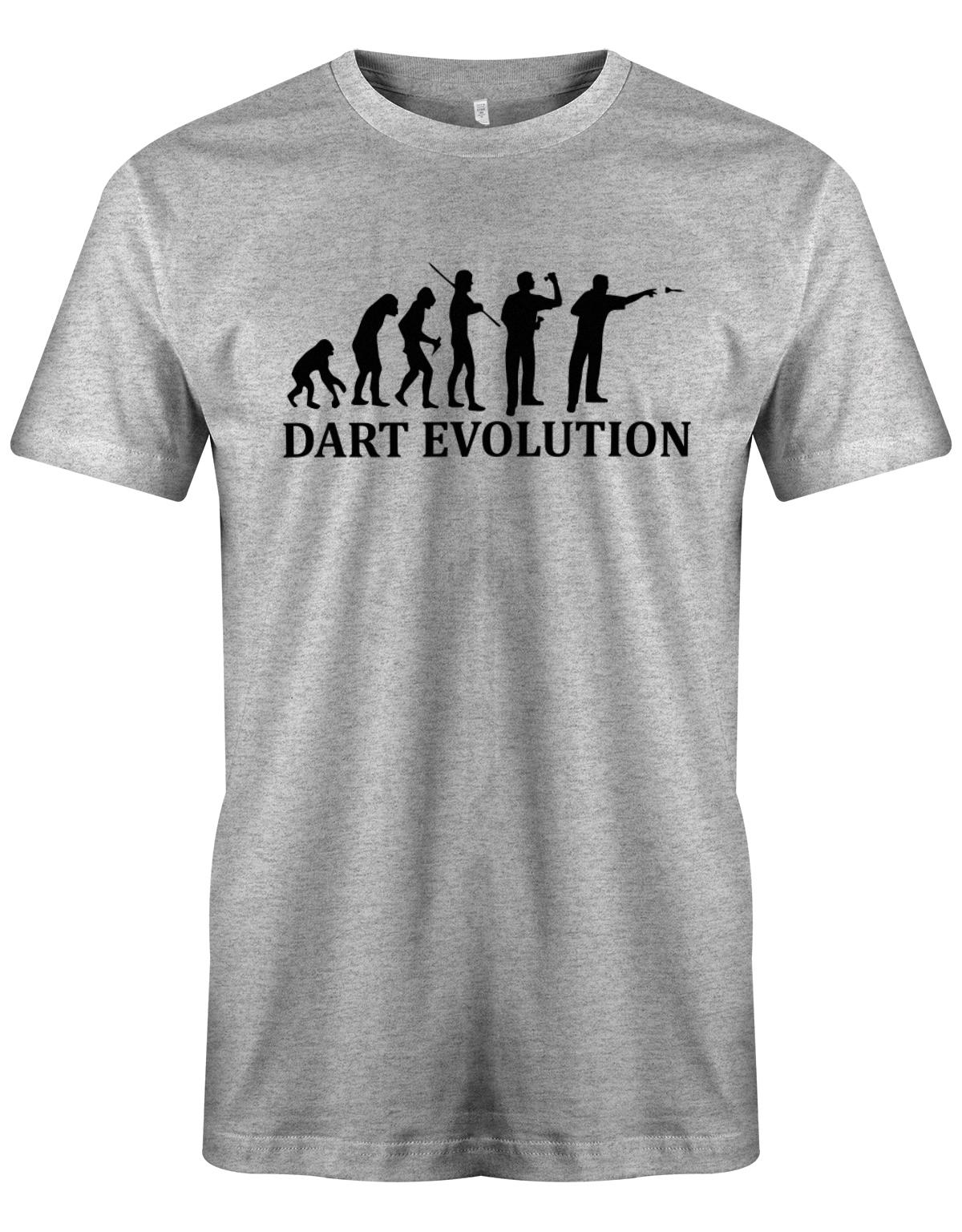 Dart Evolution - Herren Dart T-Shirt Grau