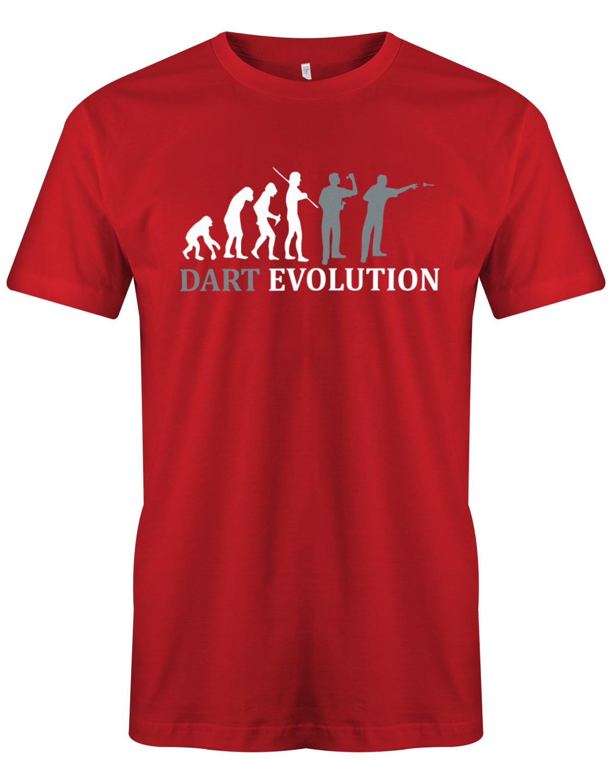 Dart Evolution - Herren Dart T-Shirt Rot