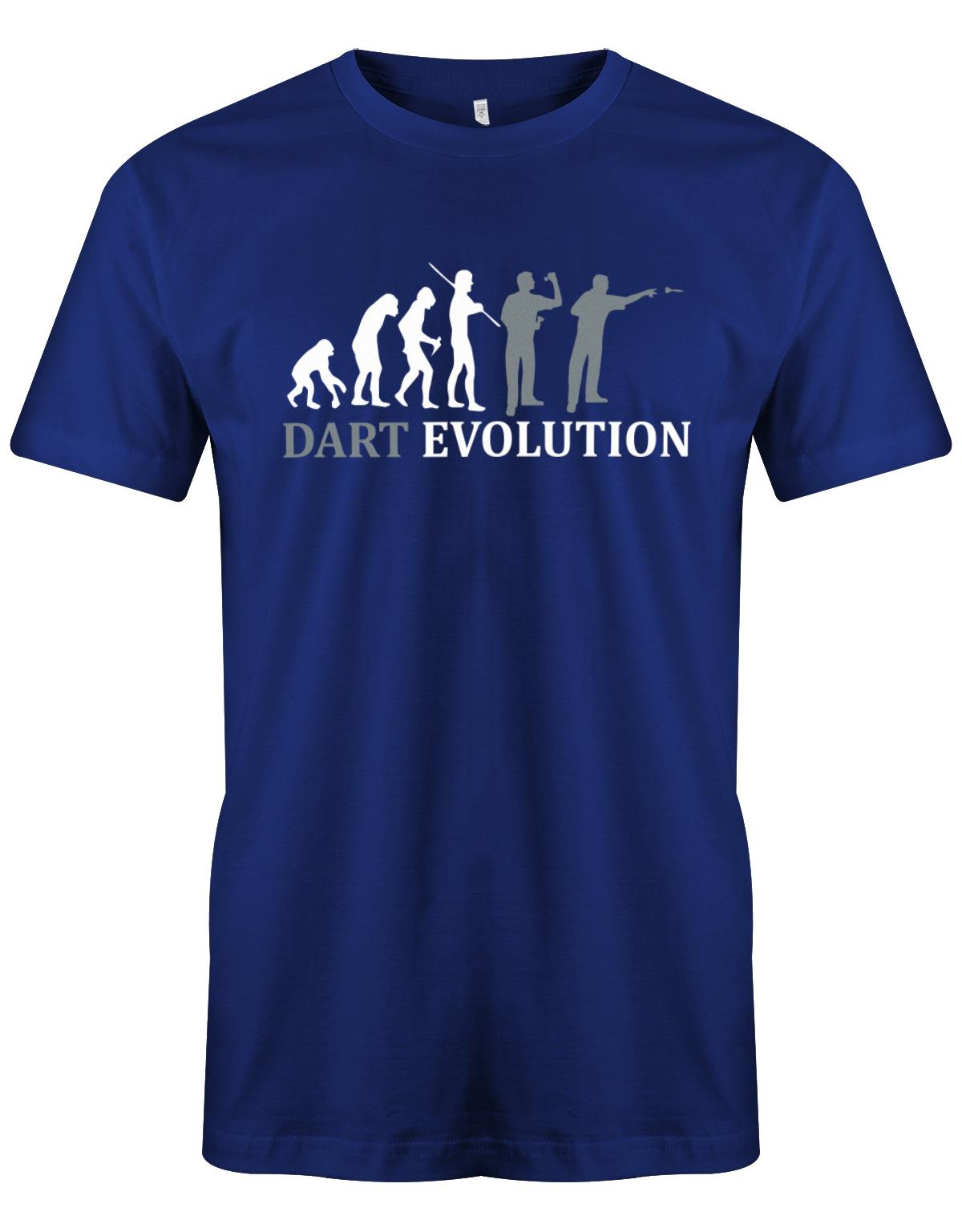 Dart Evolution - Herren Dart T-Shirt royalblau