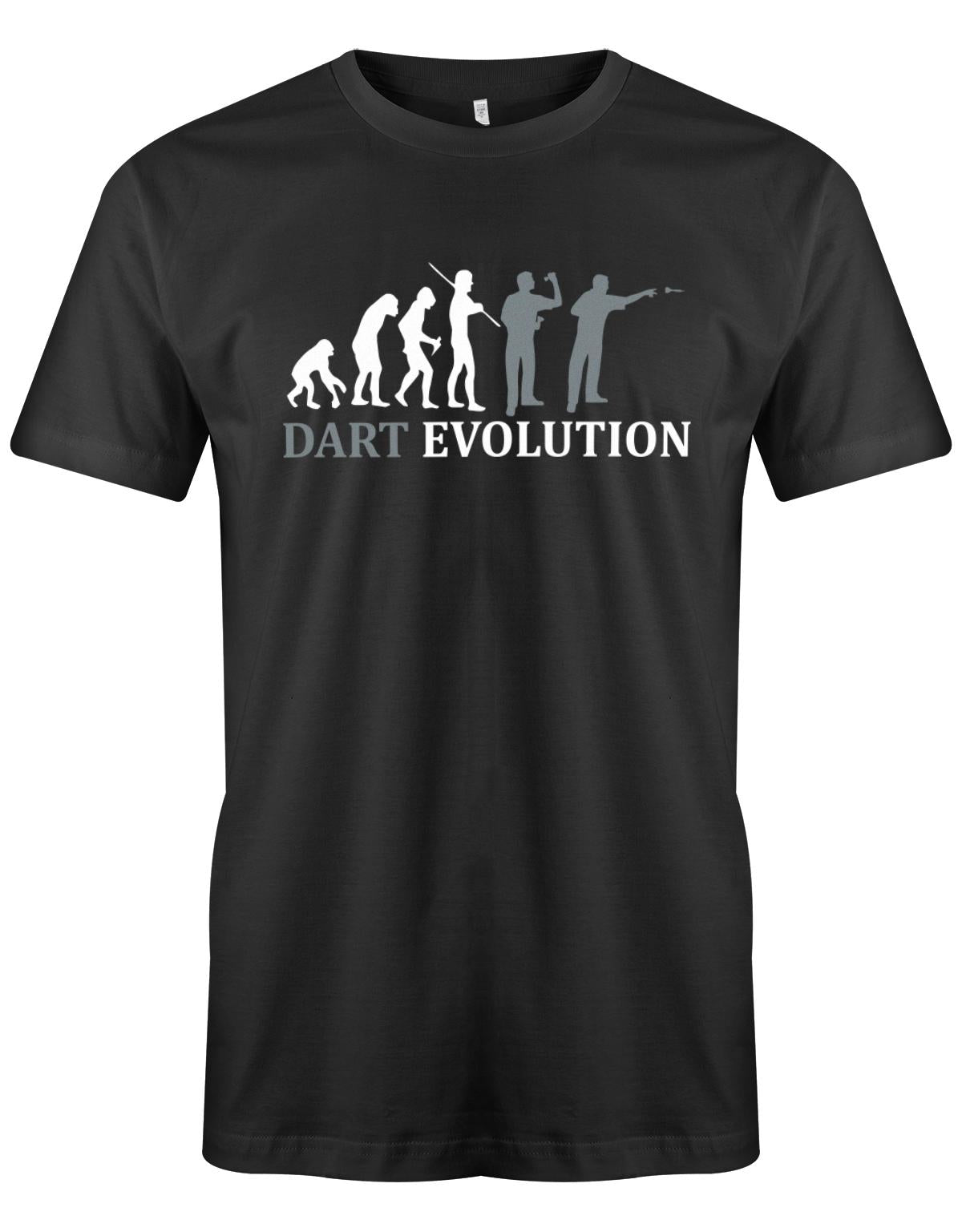 Dart Evolution - Herren Dart T-Shirt Schwarz