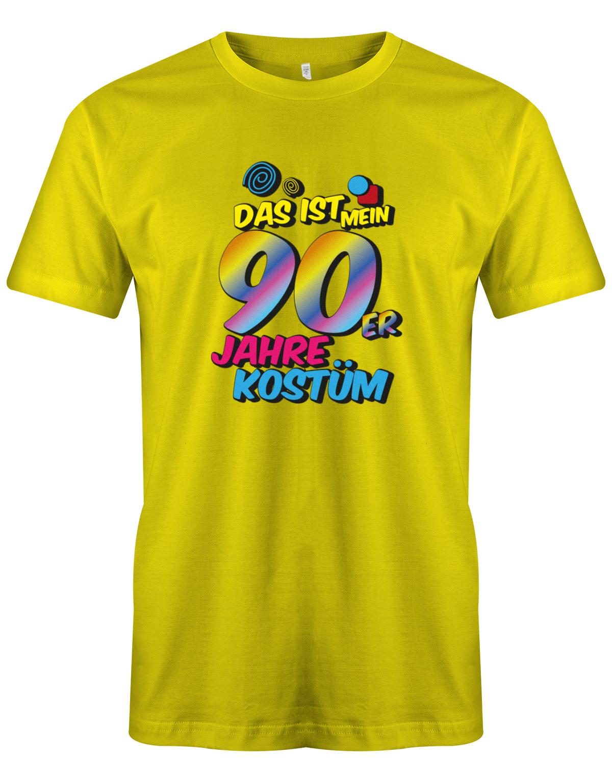 Das-ist-mein-90er-Jahre-Kost-m-Fasching-Karneval-Verkleidung-Shirt-Herren-Gelb