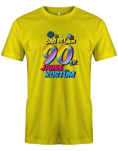Das-ist-mein-90er-Jahre-Kost-m-Fasching-Karneval-Verkleidung-Shirt-Herren-Gelb