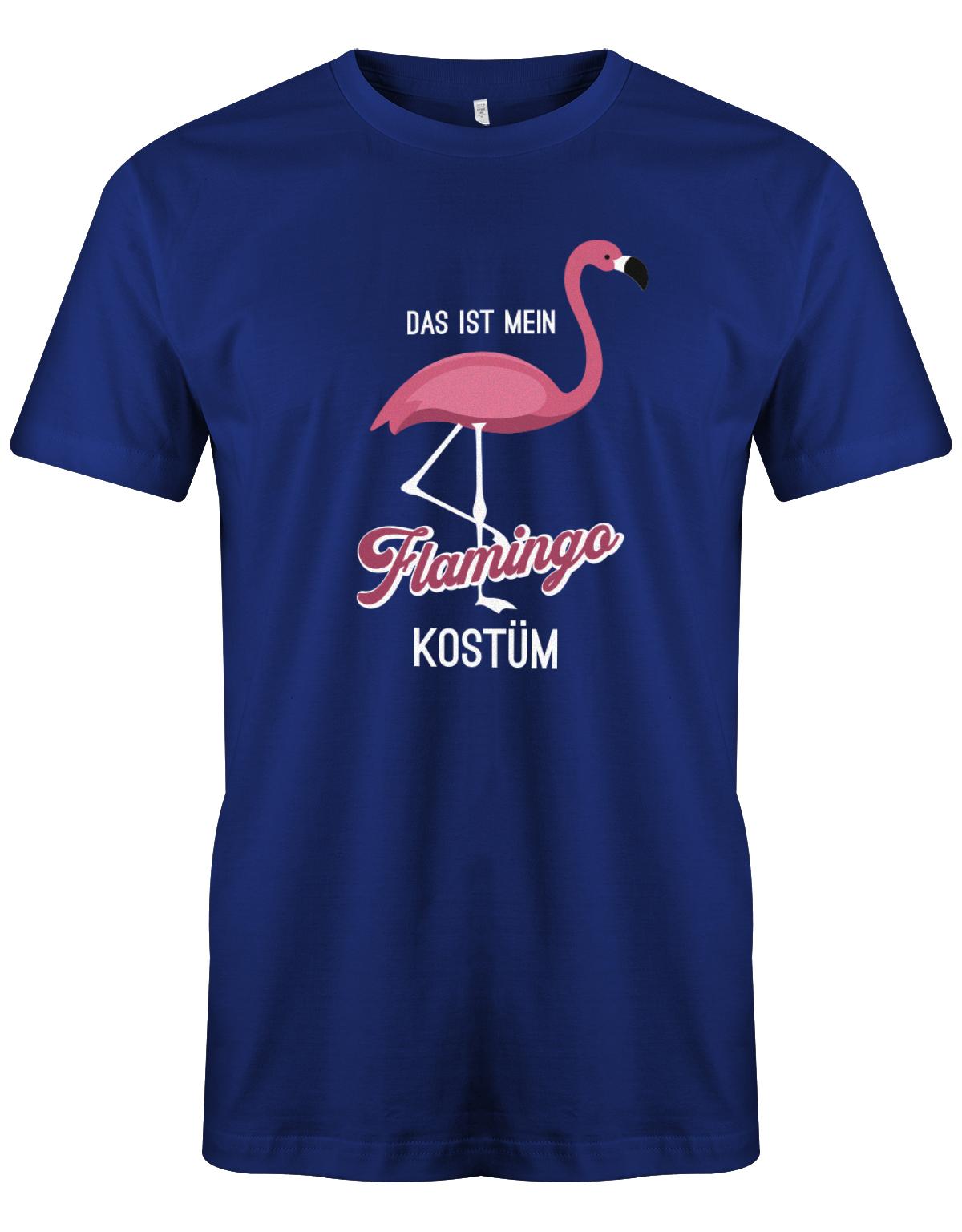 Das-ist-mein-Flamingo-Kost-m-Fasching-Karneval-Verkleidung-Shirt-Herren-Royalblau