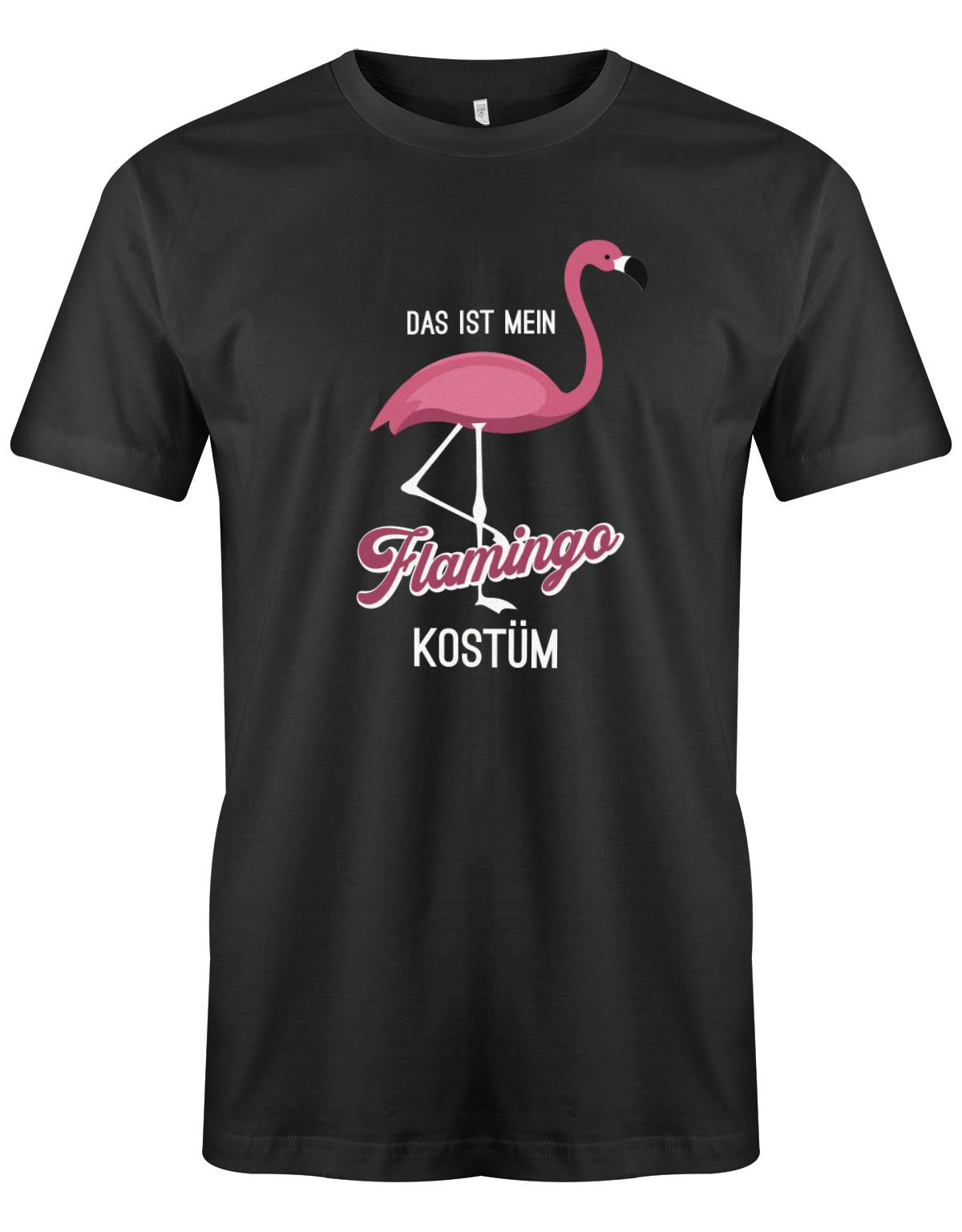 Das-ist-mein-Flamingo-Kost-m-Fasching-Karneval-Verkleidung-Shirt-Herren-SChwarz