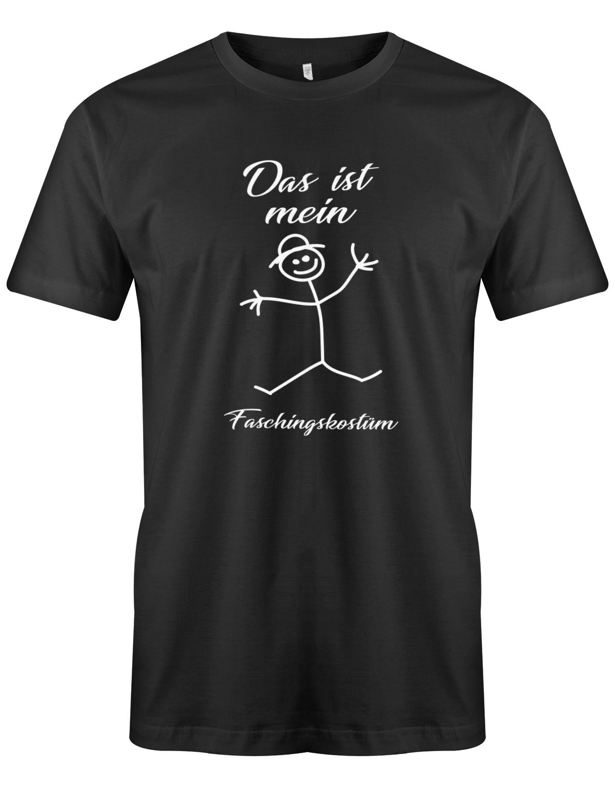 Das-ist-mein-faschingskost-m-Strichm-nnchen-Herren-fasching-Shirt-SChwarz