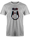 DeeJAY-Kopfh-rer-DJ-Herren-Grau-Shirt