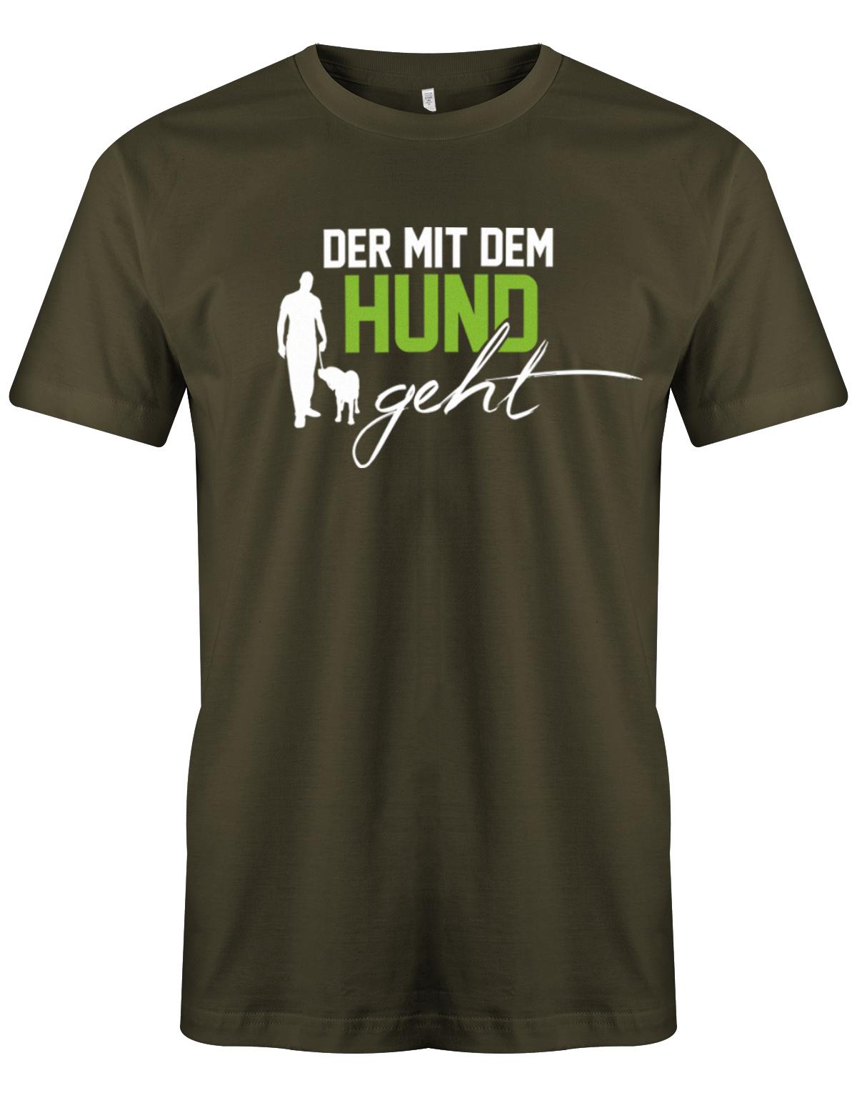 Der-mit-dem-Hund-Geht-Deluxe-Herren-Shirt-Army