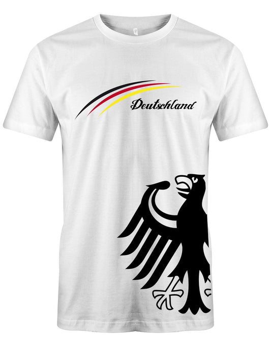 Deutschland-Adler-Herren-Shirt-Weiss