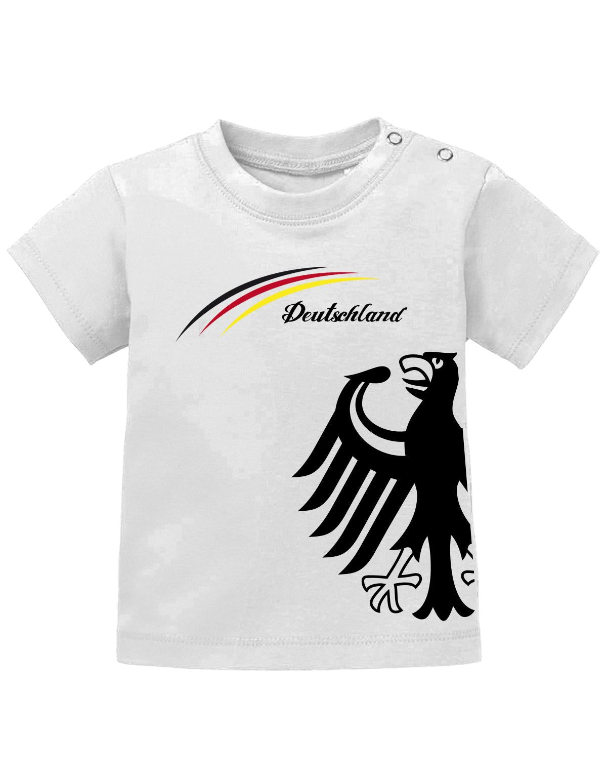Deutschland-Adler-baby-Shirt-Weiss