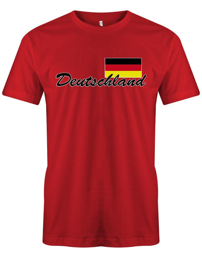 Deutschland-Fahne-Herren-Rot