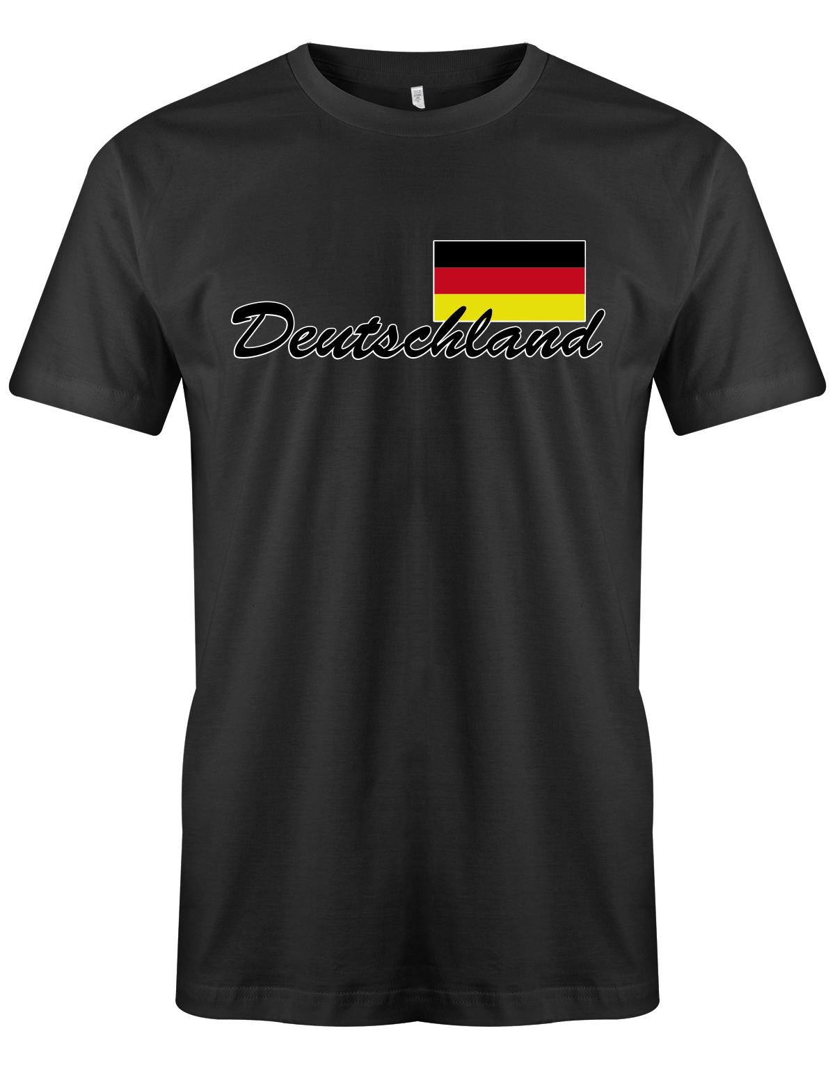 Deutschland-Fahne-Herren-SChwarz