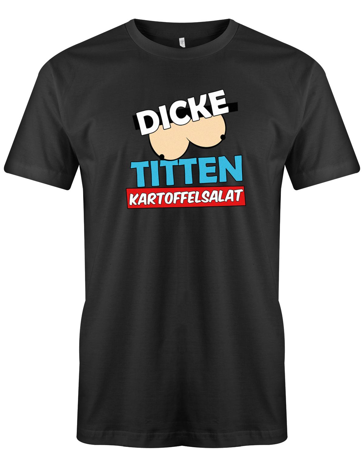 Dicke-Titten-Kartoffelsalat-Herren-Shirt-schwarz