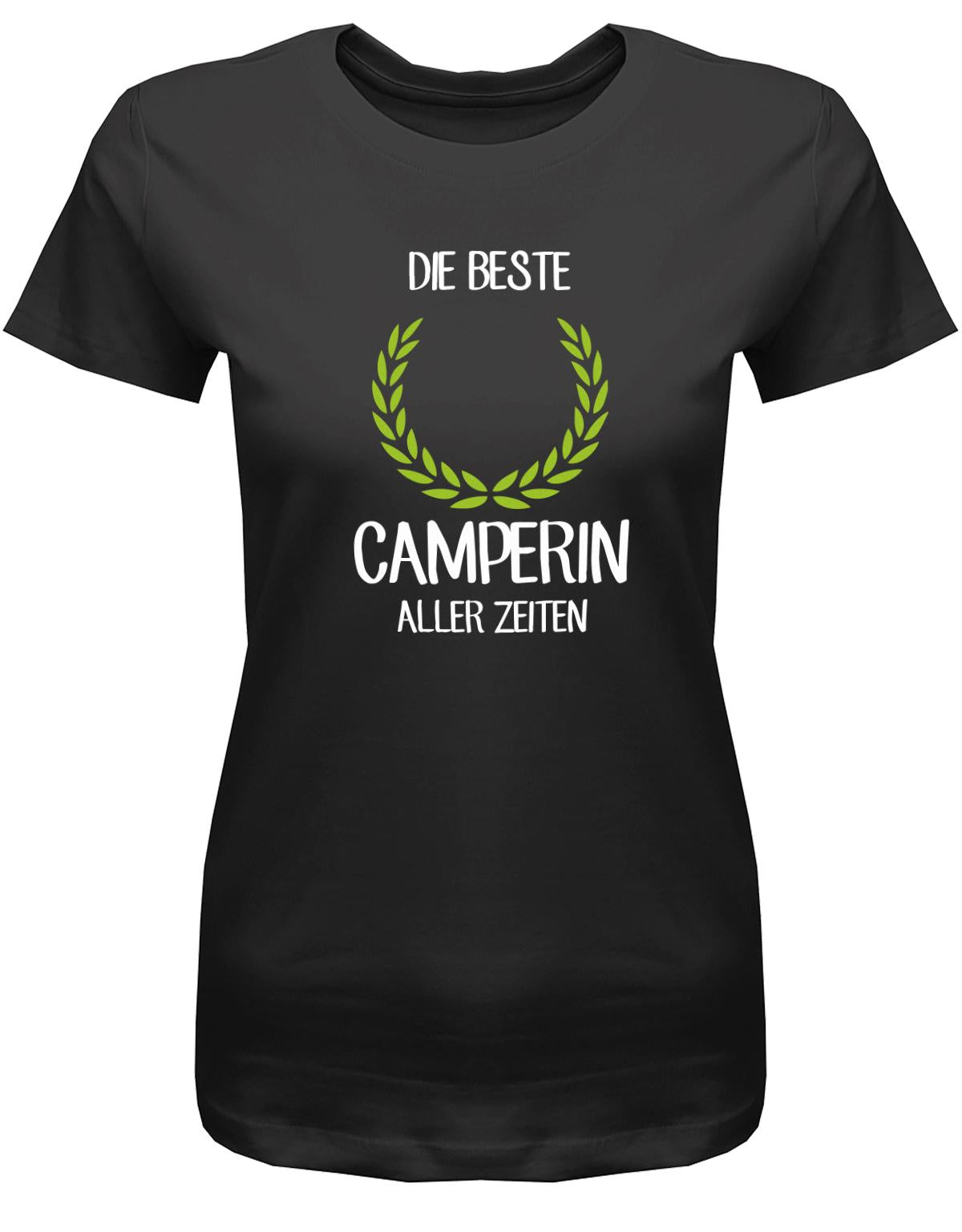 Die-beste-Camperin-aller-Zeiten-Damen-Camping-Shirt-Schwarz