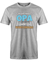 Opa Shirt personalisiert mit Namen der Enkelkinder. Dieser geniale Opa gehört zu Namen der Enkel Grau