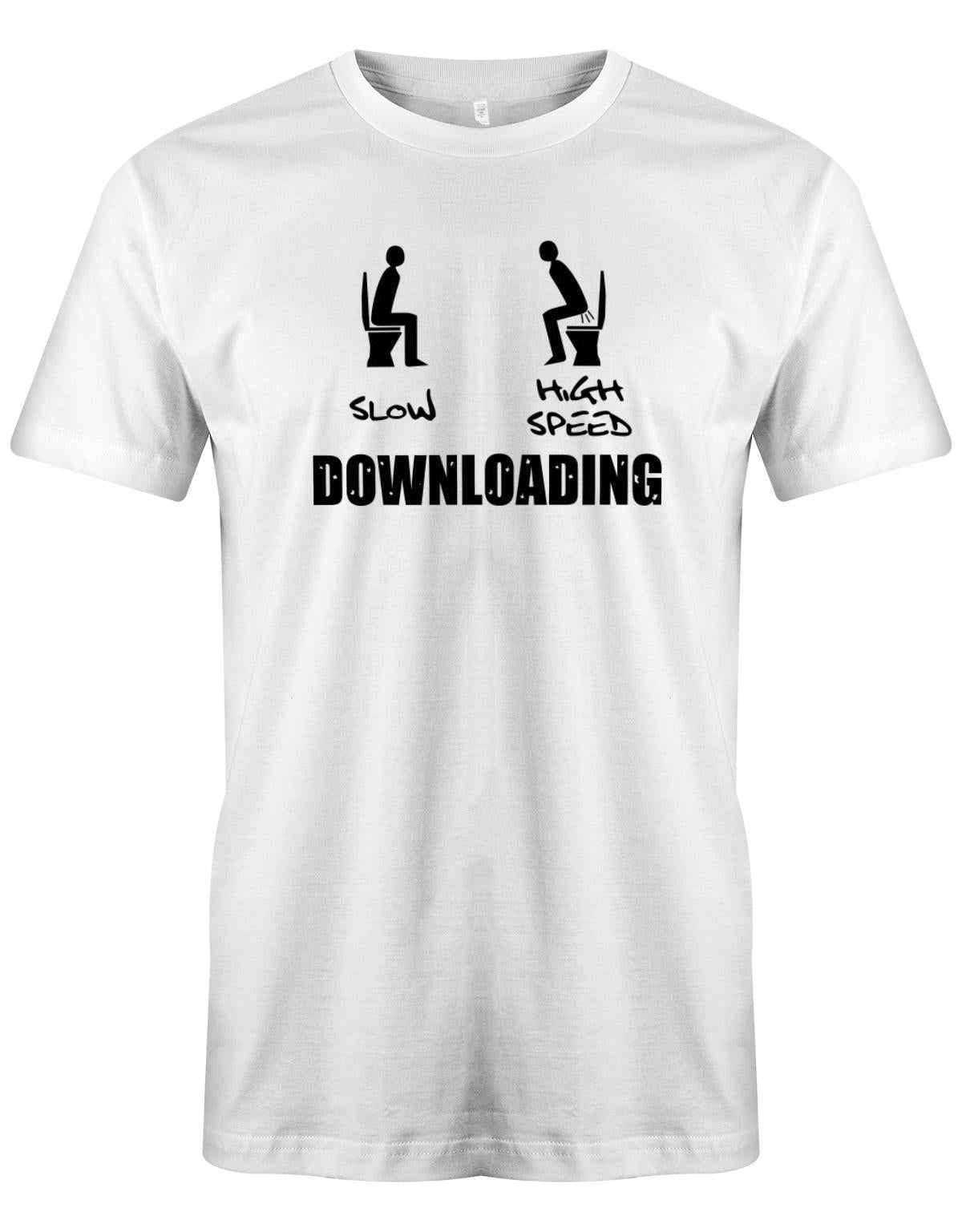 Downloading-Slow-Highspeed-Gamer-Shirt-Weiss