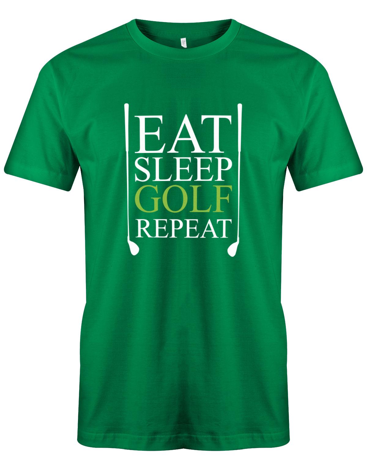 East-Sleep-golf-Repeat-Herren-Shirt-Gruen