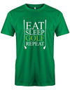 East-Sleep-golf-Repeat-Herren-Shirt-Gruen