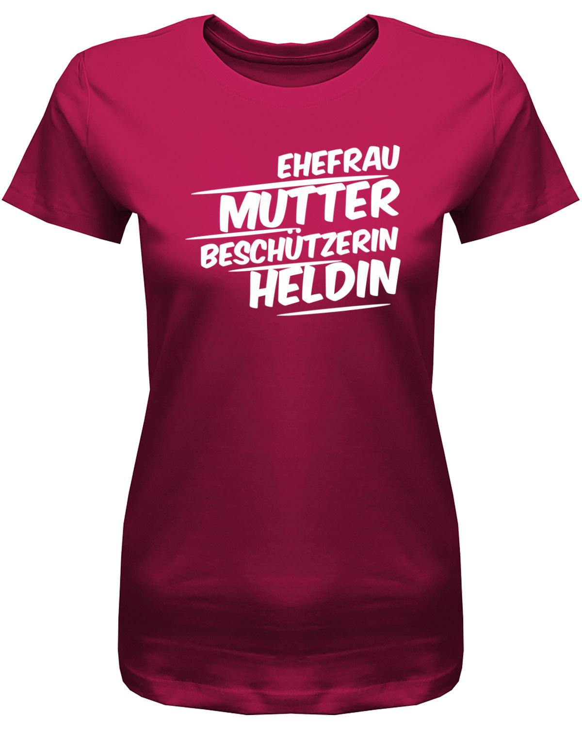 Ehefrau-Mutter-besch-tzerin-Heldin-Damen-Shirt-Sorbet