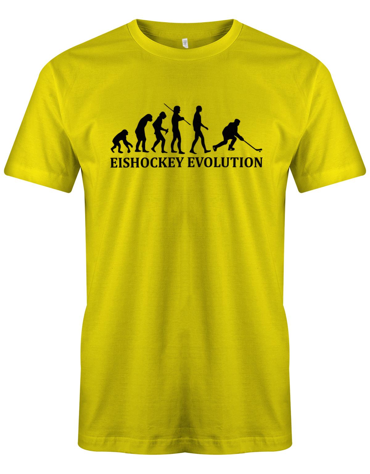 Eishockey-Evolution-Herren-Shirt-Gelb