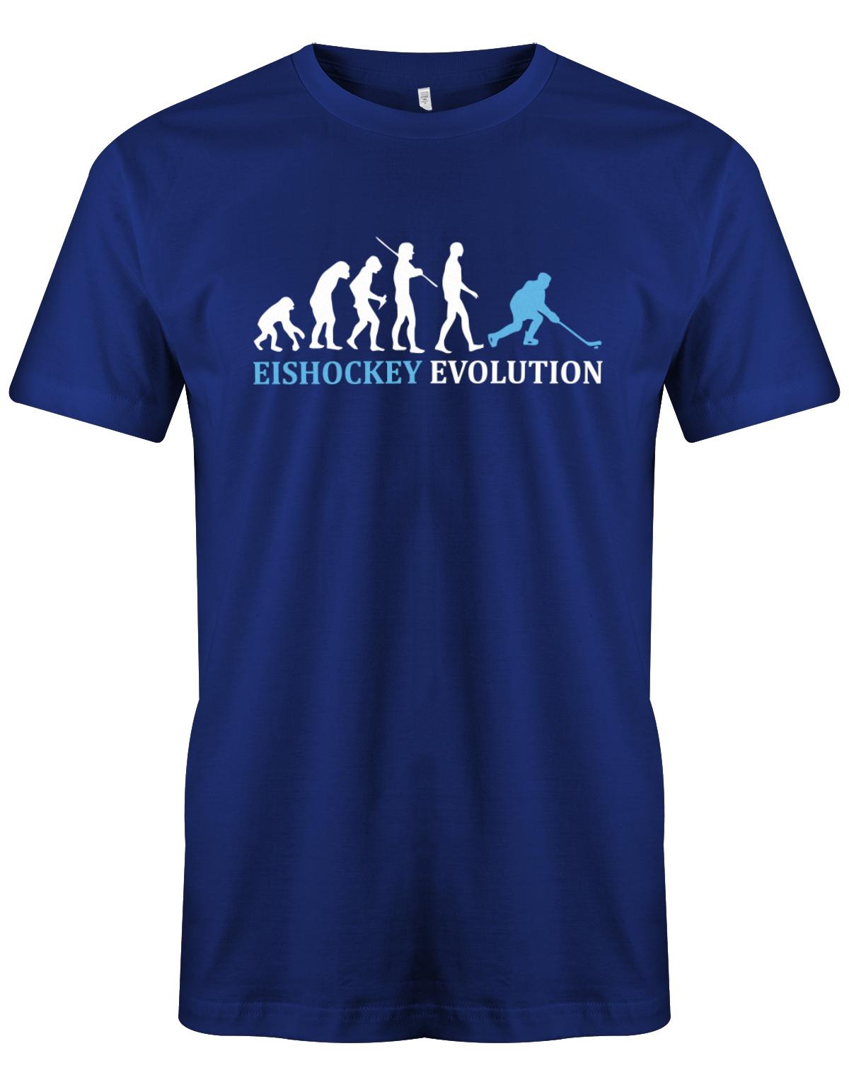 Eishockey-Evolution-Herren-Shirt-Royalblau