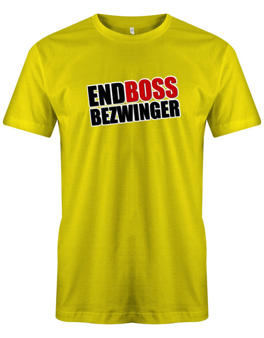 Endboss-Bezwinger-Gamer-Herren-Shirt-Geb