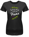 Engel-ohne-Fl-gel-nennt-man-Mama-Damen-Shirt-Schwarz