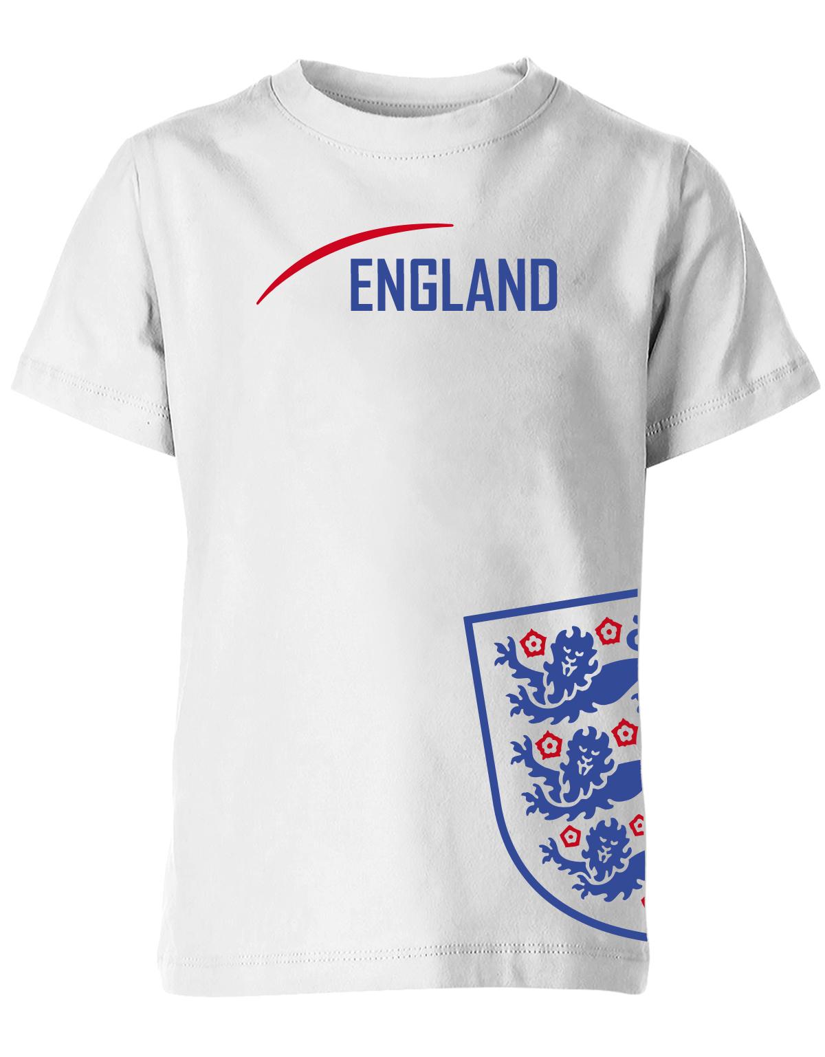 England-Kinder-Shirt-Weiss