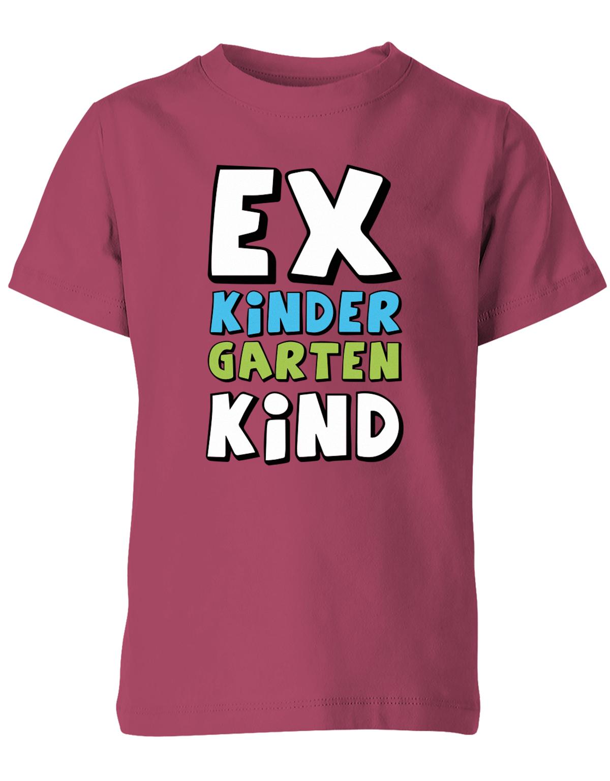Kita Shirt 24 EX Kindergarten Kind - Kita Abgänger 2024 - Kinder T-Shirt Kindergarten Abgänger T-Shirt Sorbet