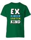 Kita Shirt 24 EX Kindergarten Kind - Kita Abgänger 2024 - Kinder T-Shirt Kindergarten Abgänger T-Shirt  grün
