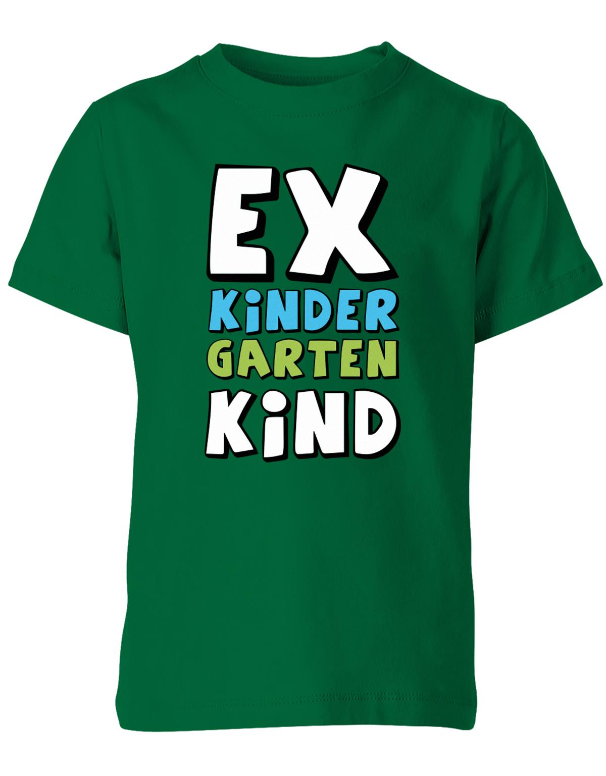 EX Kindergarten Kind - Kita Abgänger 2023 - Kinder T-Shirt grün