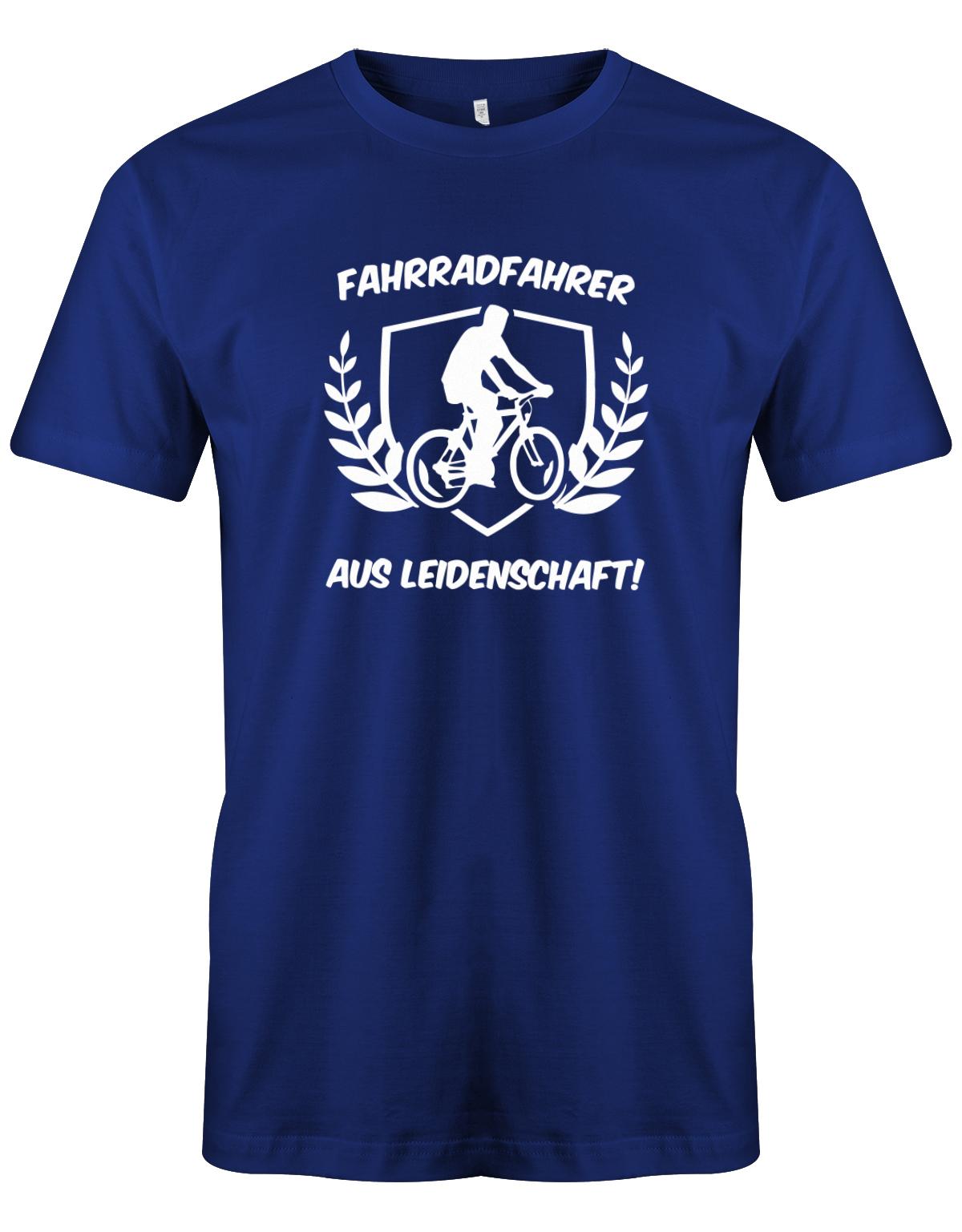 Fahrradfahrer-aus-Leidenschaft-Herren-Shirt-Royalblau