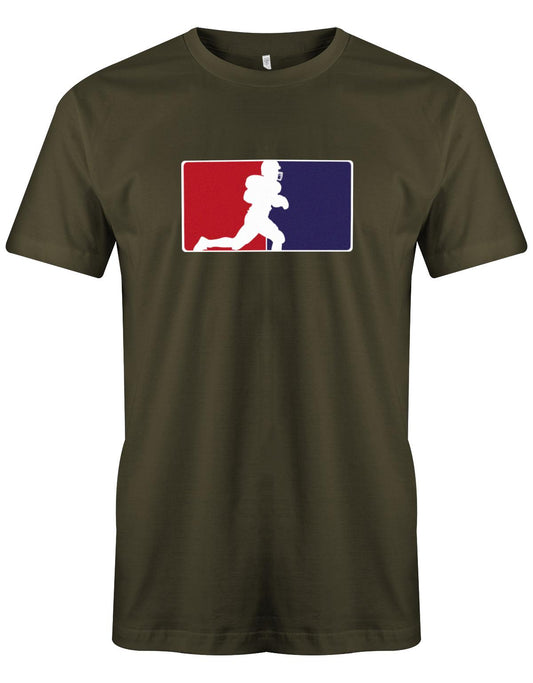 Football-Logo-Herren-Shirt-Army
