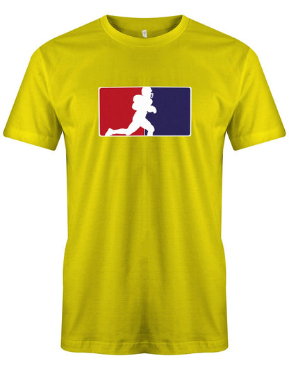 Football-Logo-Herren-Shirt-Gelb
