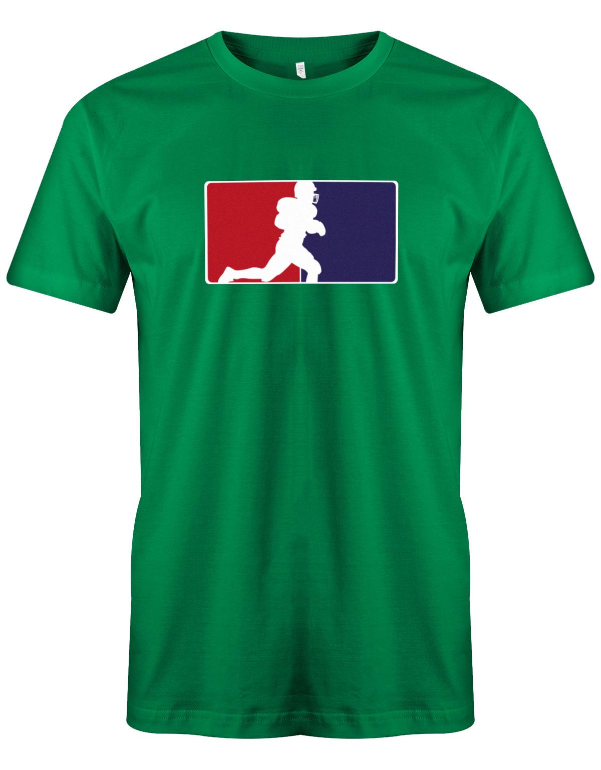 Football-Logo-Herren-Shirt-Gruen