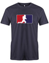 Football-Logo-Herren-Shirt-Navy