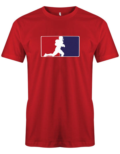 Football-Logo-Herren-Shirt-Rot