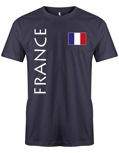 France-Fahne-Herren-Navy