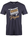 Frisch-gebackener-Papa-Herren-Shirt-Navy