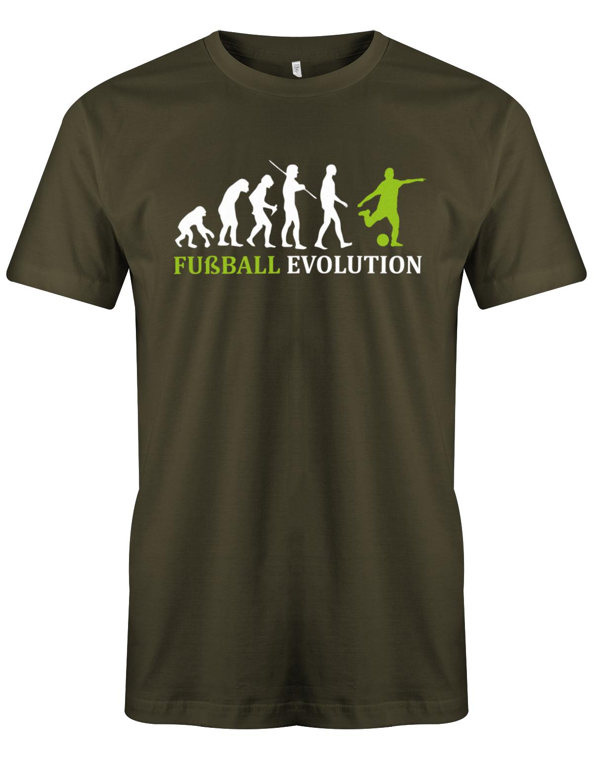 Fussball-Evolution-Herren-Shirt-Army-Gr-n