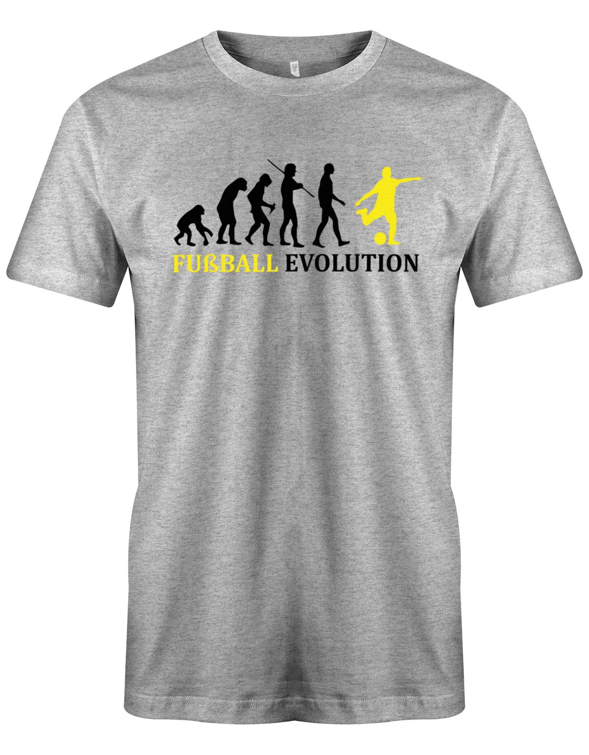 Fussball-Evolution-Herren-Shirt-GRau-Gelb